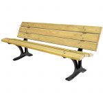 Banc Cologne 180 cm 6 lames en pin traité autoclave