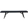 Banc pliant Monobloc coloris Noir