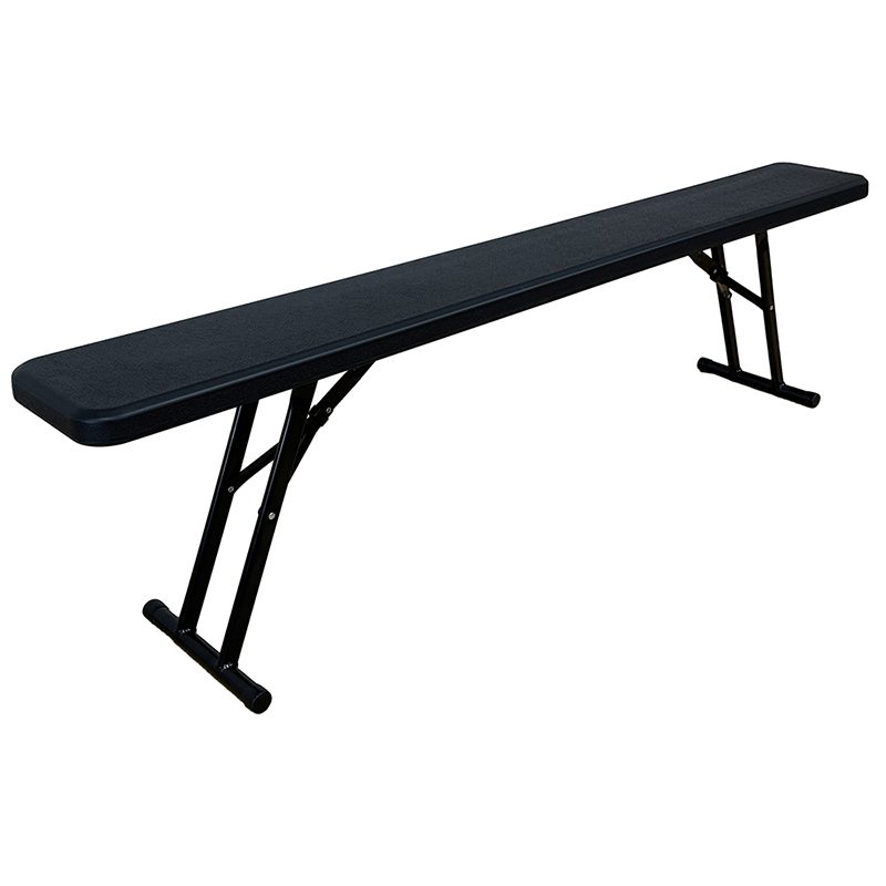 Banc pliant Monobloc coloris Noir