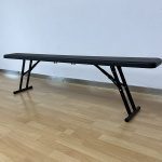 Banc pliant Monobloc coloris Noir