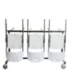 Chariot de 40 chaises pliantes PRO-INTENS PEHD