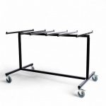 Chariot de 40 chaises pliantes PRO-INTENS PEHD