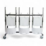 Chariot de 40 chaises pliantes PRO-INTENS PEHD