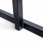 Chariot de table contreplaqué vernis 183x76