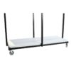 Chariot de transport 20 tables 122x61