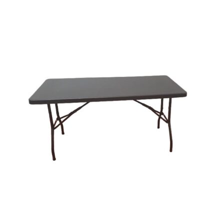 TBM152RE-N_01 Table pliante 152 x 76 cm coloris Noir