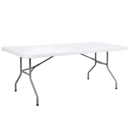 Table XXXL 244 X 76 Polyéthylène haute densité BLANC