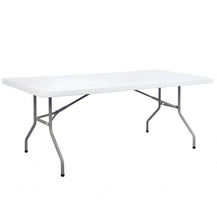 XXXL 244 Table XXXL 244 X 76 Polyéthylène haute densité BLANC