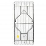 Table XXXL 244 X 76 Polyéthylène haute densité BLANC