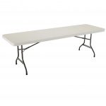 Table XXXL 244 X 76 Polyéthylène haute densité BLANC