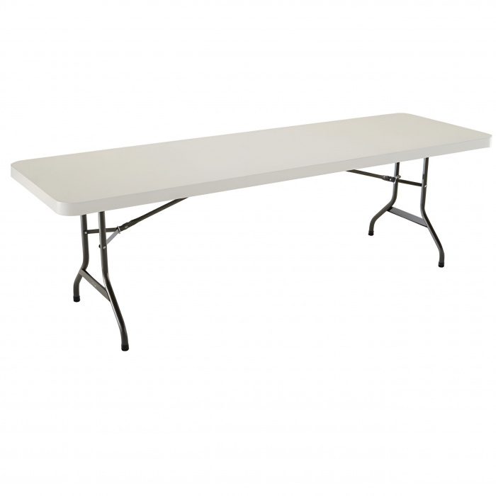 XXXL 244 Table XXXL 244 X 76 Polyéthylène haute densité BLANC