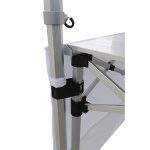 Comptoir pliant Alu avec Jupe