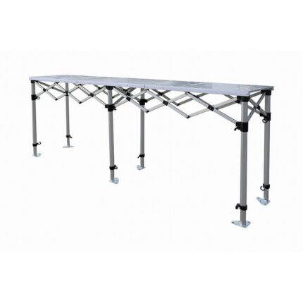 Comptoir pliant Alu avec Jupe