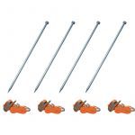 Kit de fixation au sol Pro 4 piquets + 4 sangles