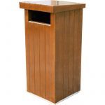 Poubelle Forestière en Béton