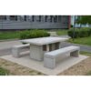 Ensemble Table et Banc en Béton