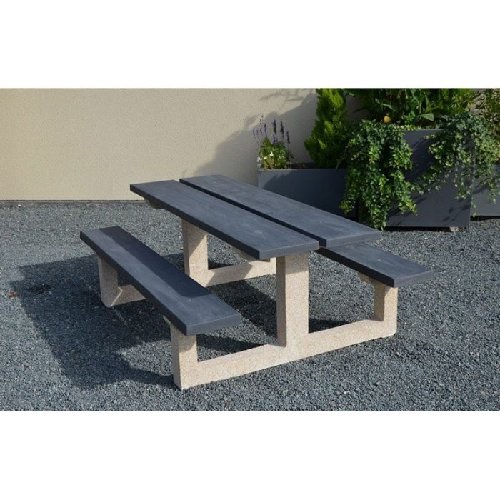table-beton-gris-tabg200 Table béton gris foncé type G