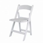 Chaise pliante RESINE BLANCHE