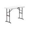 TABLE LIFETIME 122 x 61 cm -5,3 cm - Haut Ajustable - NESTING
