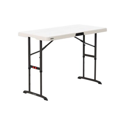 TABLE LIFETIME 122 x 61 cm -5,3 cm - Haut Ajustable - NESTING