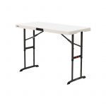TABLE LIFETIME 122 x 61 cm -5,3 cm - Haut Ajustable - NESTING