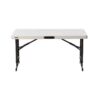TABLE LIFETIME 122 x 61 cm -5,3 cm - Haut Ajustable - NESTING