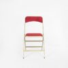 Chaise Pliante SLIM ROUGE & OR M1