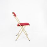 Chaise Pliante SLIM ROUGE & OR M1