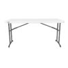 TABLE LIFETIME 152 x 76 - 5,4 cm BLANC