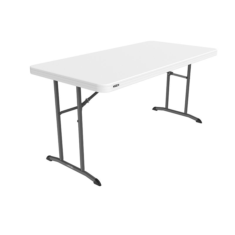 TABLE LIFETIME 152 x 76 - 5,4 cm BLANC