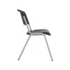 Chaise LIFETIME empilable NOIRE Premium