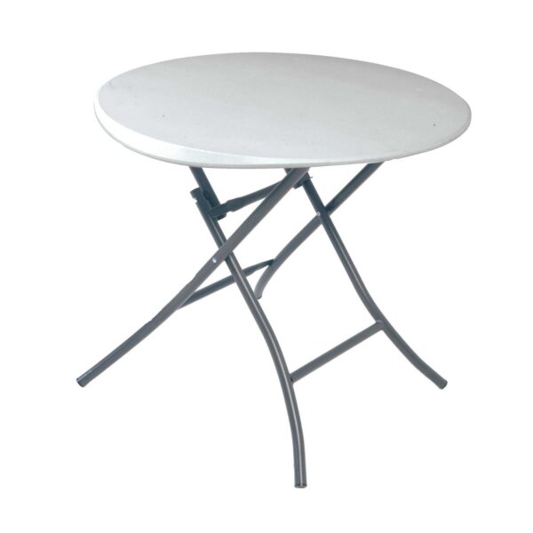 Table pliante Lifetime ronde diamètre 84