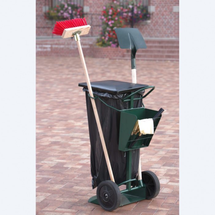 Chariot de voirie pour sac poubelle de 150 litres