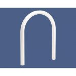 Appui vélos trombone Simple peint Ø60mm