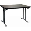 Table RIMINI 120 x 80 Coloris Gris Anthracite
