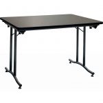 Table RIMINI 120 x 80 Coloris Gris Anthracite