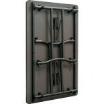 Table RIMINI 120 x 80 Coloris Gris Anthracite