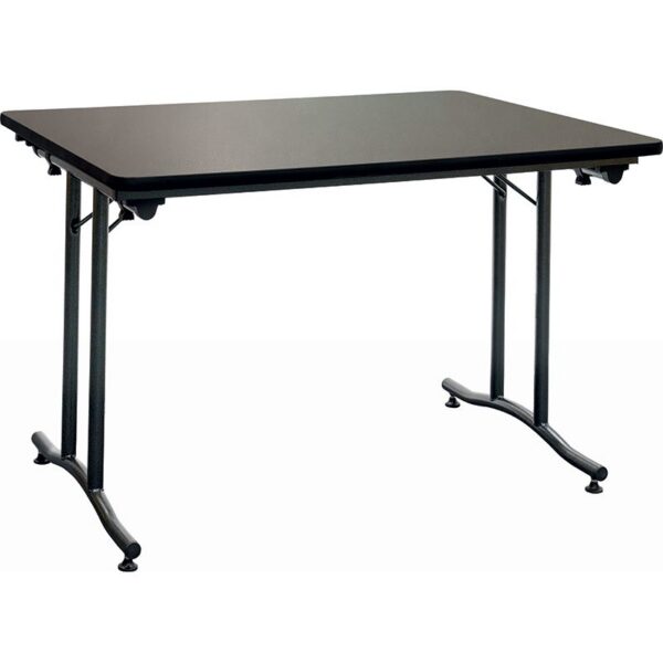 Table RIMINI 120 x 80 Coloris Gris Anthracite