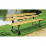 Banc Dresde 180 cm 5 lames en pin traité autoclave