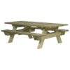Table pique-nique Berlin 230cm Spécial PMR