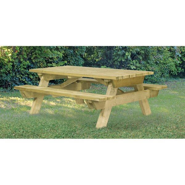 Table pique-nique Berlin 230cm Spécial PMR