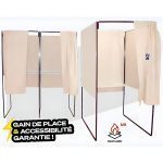 Kit Élection 3 isoloirs : 2 standards + 1 PMR