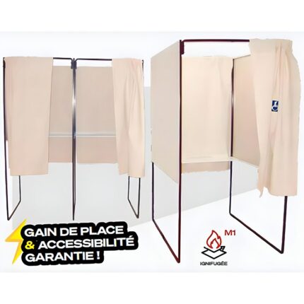 kit-isoloir- Kit Élection 3 isoloirs : 2 standards + 1 PMR