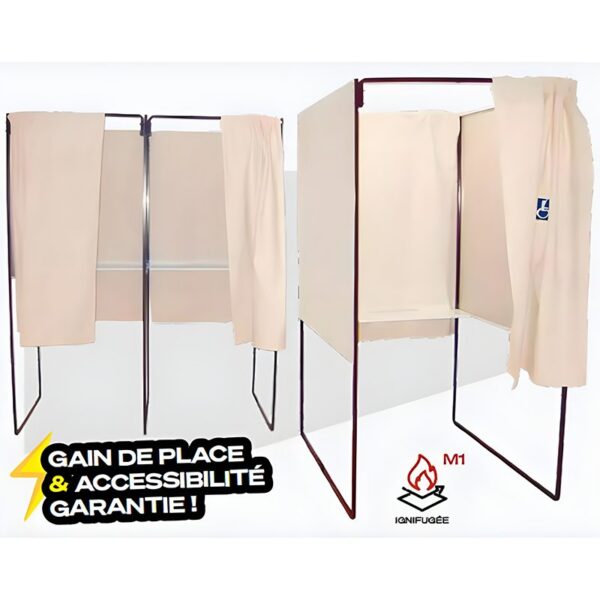Kit Élection 3 isoloirs : 2 standards + 1 PMR