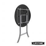 Mange-debout pliant LIFETIME Noir